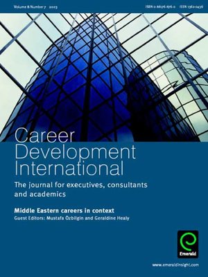 cover image of Career Development International, Volume 8, Issue 7
